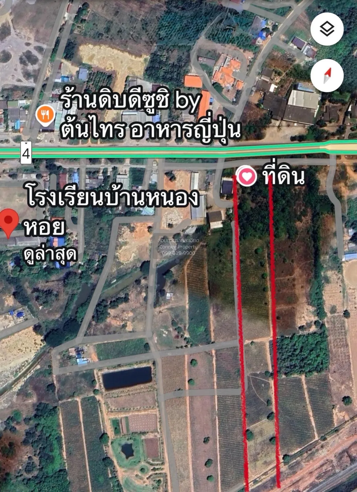 ขายที่ดินติดถนนมอเตอร์เวย์ เพชรเกษมทางไปหัวหิน (ถนนหลักหมายเลข4) 