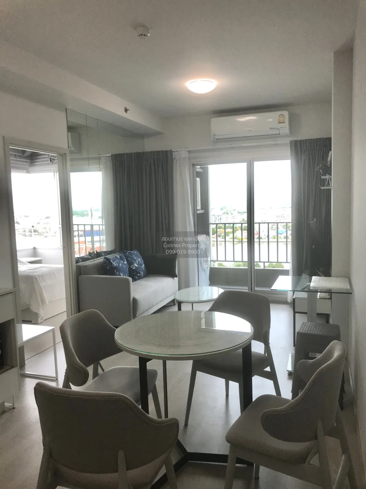 เช่าคอนโด  แชปเตอร์ วัน ชายน์ บางโพ ห้องมุม วิวแม่น้ำ บางซื่อ เขต 2