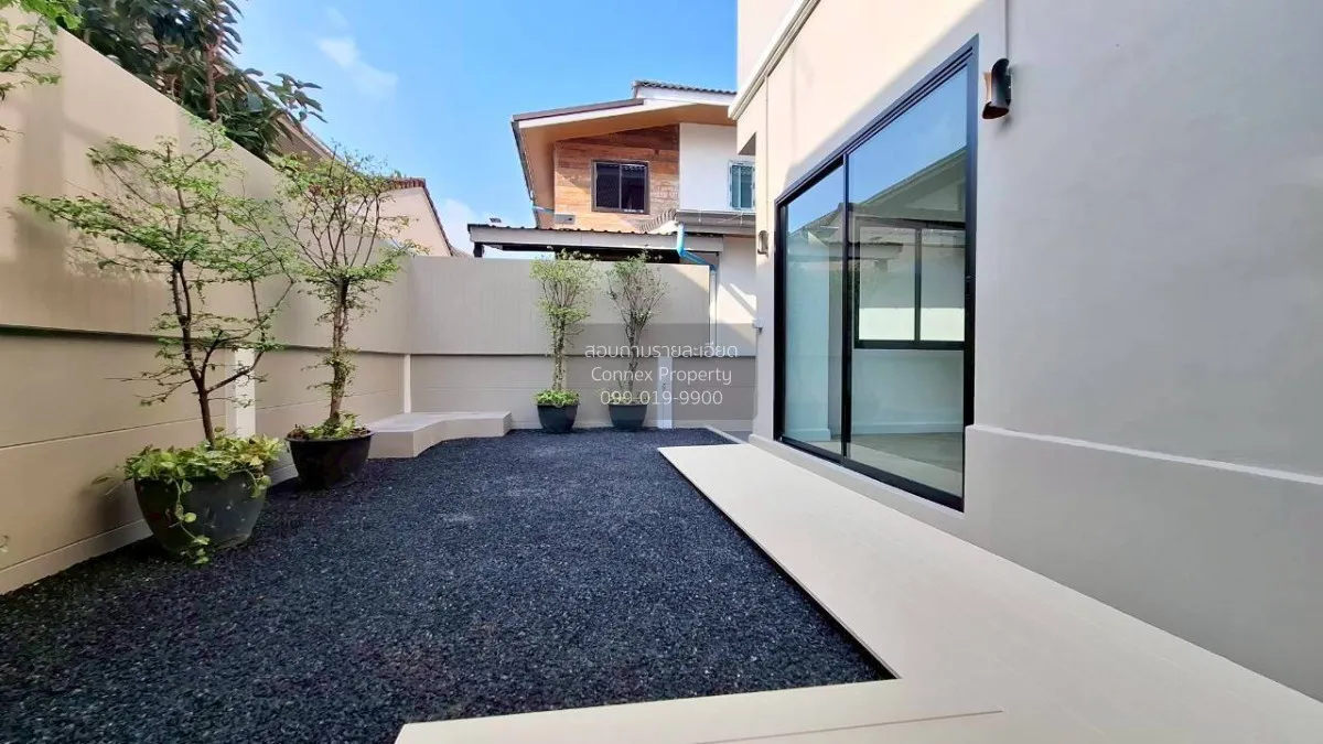 ขายบ้าน  กาญจนาลักษณ์ 3 ห้องมุม รีโนเวทใหม่ บางคูเวียง บางกรวย กร