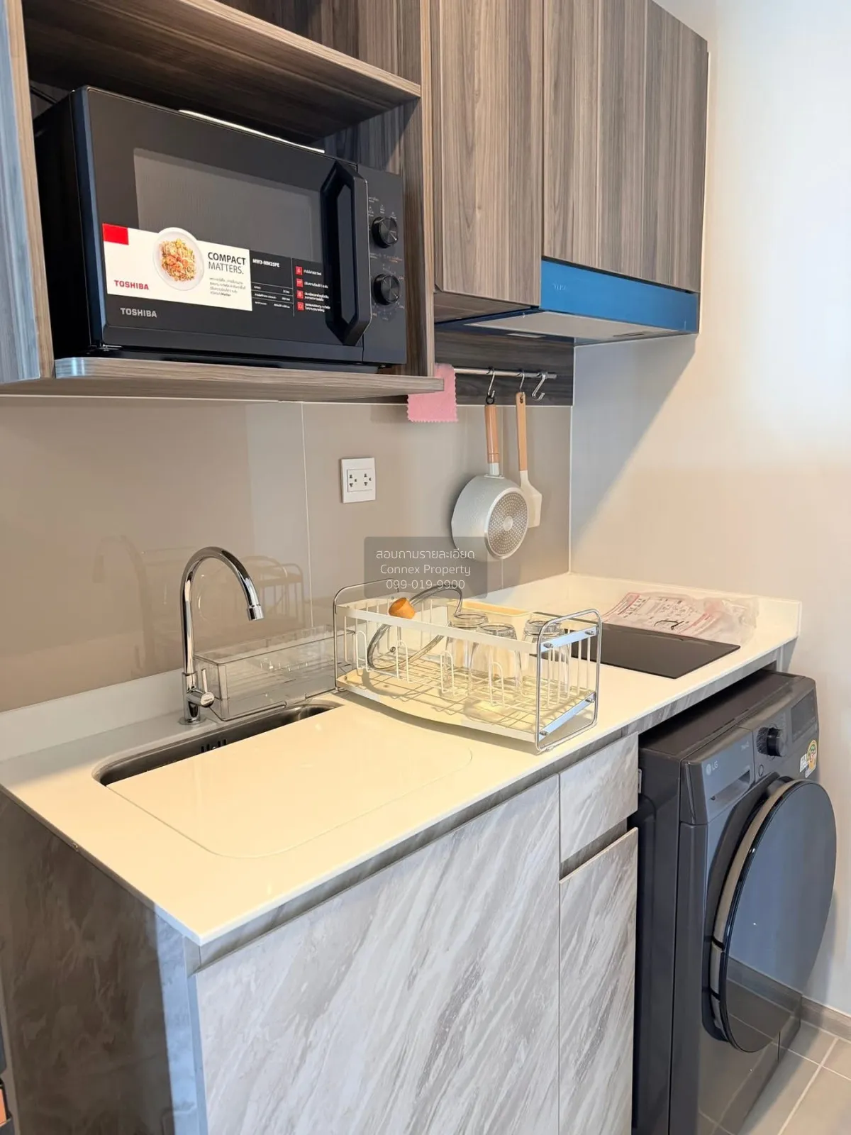 For Rent Condo , Aspire Onnut Station , high floor , BTS-On Nut ,