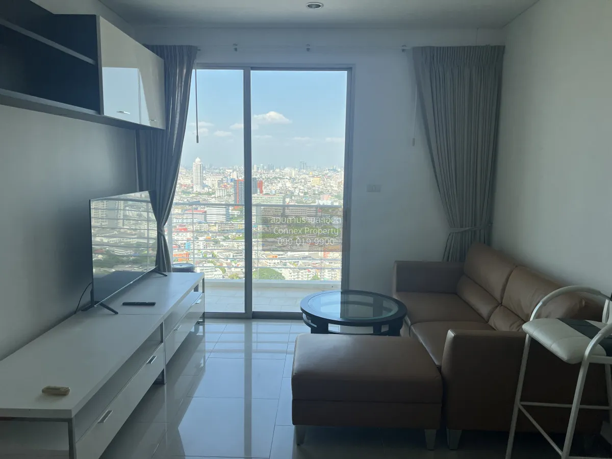 For Rent Condo , Villa Sathorn , high floor , BTS-Krung Thon Buri 3