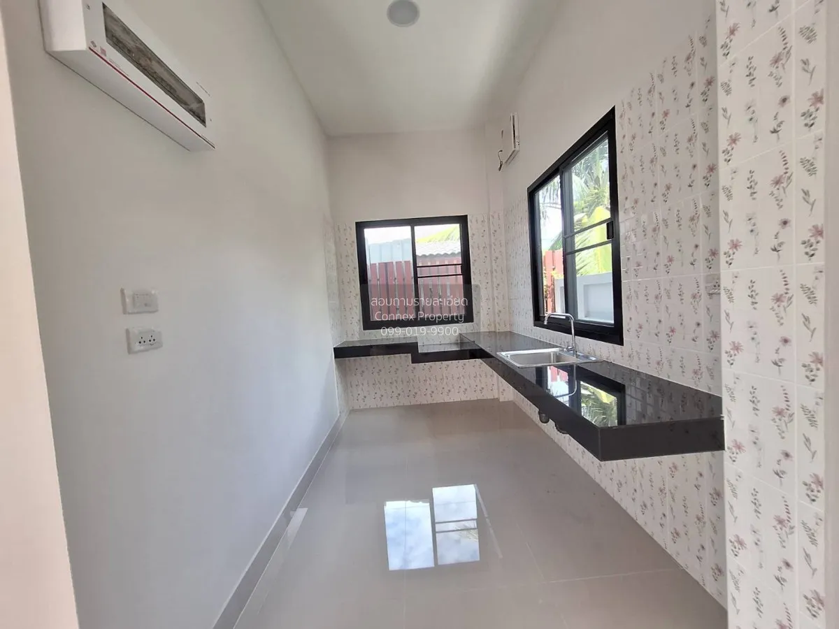 For Sale ็Detached House , wide frontage , Bang Lamung , Bang Lam