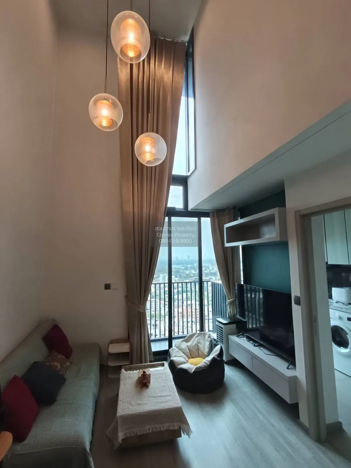 เช่าคอนโด  เดอะไลน์ สุขุมวิท 101 ชั้นสูง วิวแม่น้ำ BTS-ปุณณวิถี บ 3