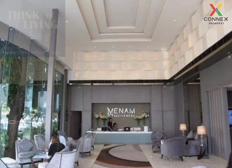 FOR RENT condo , Menam Residences , BTS-Saphan Taksin , Wat Phray 4