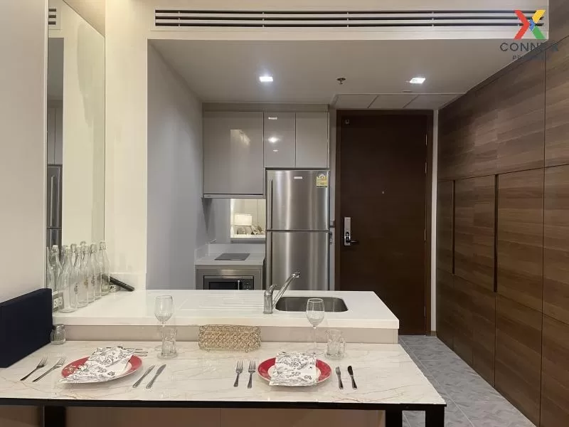 FOR RENT condo , The Address Sathorn , high floor , BTS-Saint Lou 3