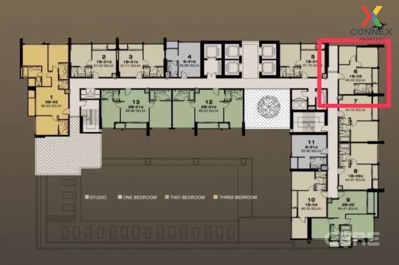 เช่าคอนโด  คิว อโศก MRT-เพชรบุรี มักกะสัน เขต ราชเทวี กรุงเทพ CX-