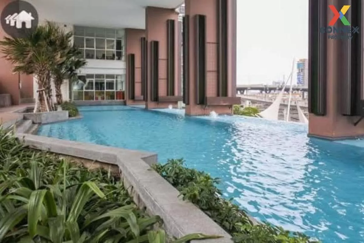 FOR RENT condo , The Coast Bangkok , nice view , BTS-Bang Na , Ba