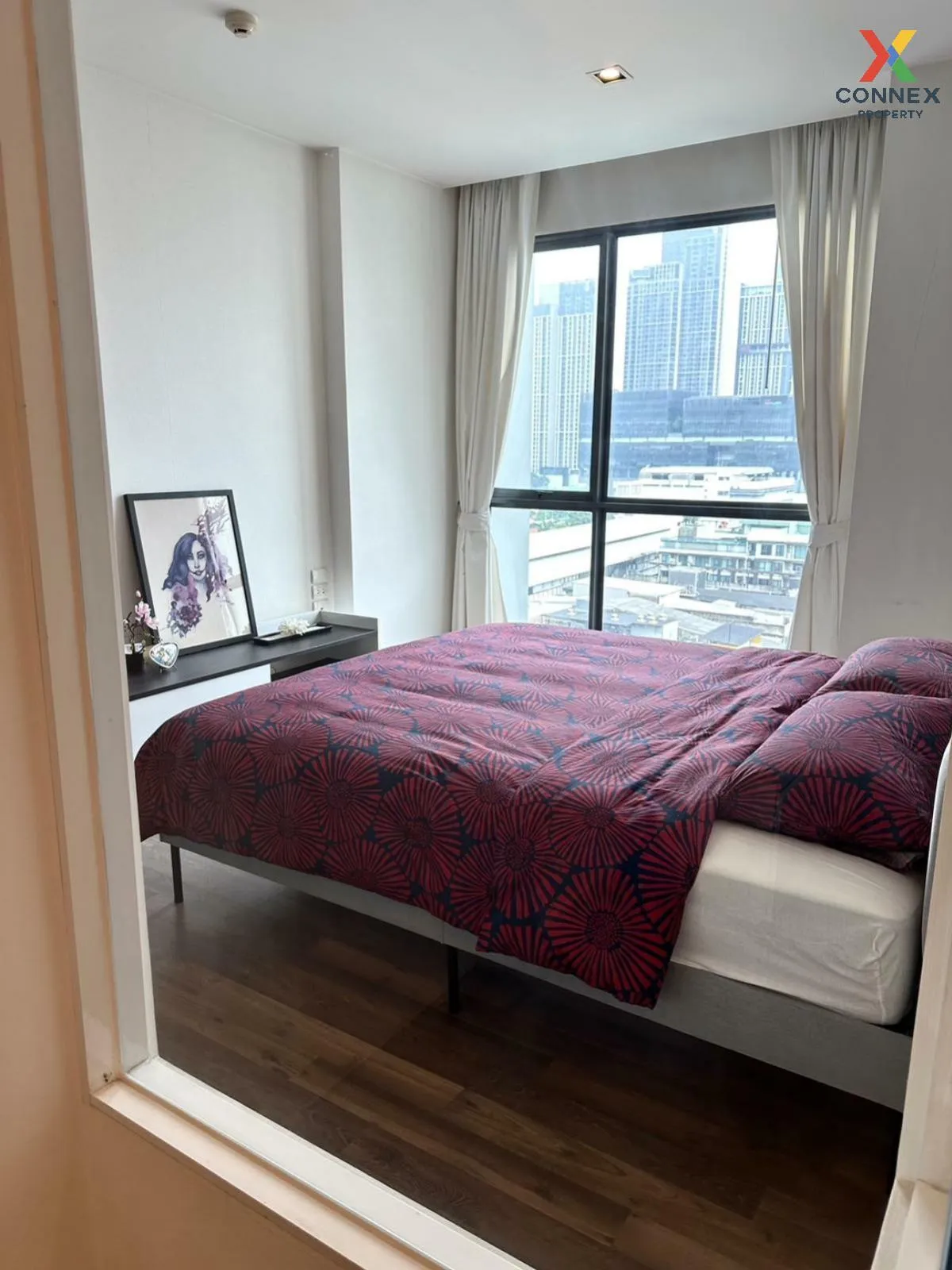 FOR RENT condo , The Room Sukhumvit 62 , high floor , BTS-Punnawi