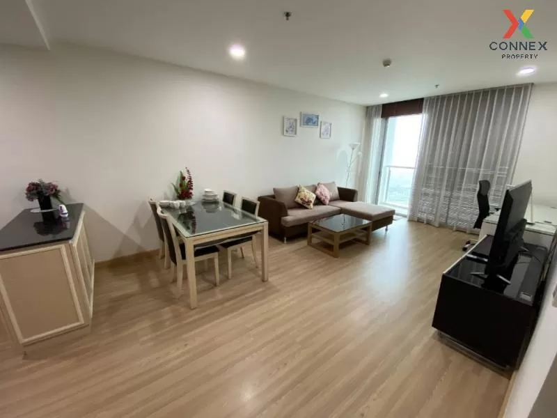 FOR RENT condo , Sky Walk Residences , high floor , BTS-Phra Khan 2