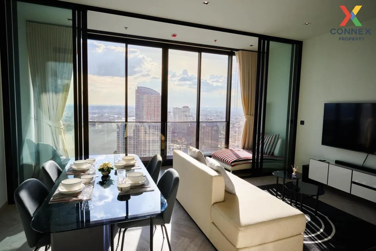 FOR RENT condo , Chapter Charoennakhorn-Riverside , BTS-Krung Tho 2