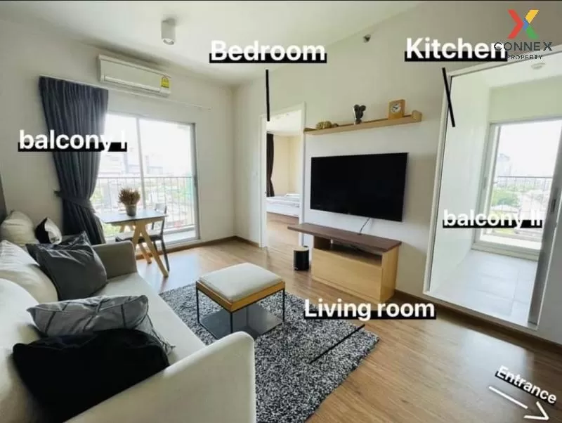 เช่าคอนโด  ยู ดีไลท์ แอท หัวหมาก สเตชั่น ห้องมุม หัวหมาก เขต บางก 3