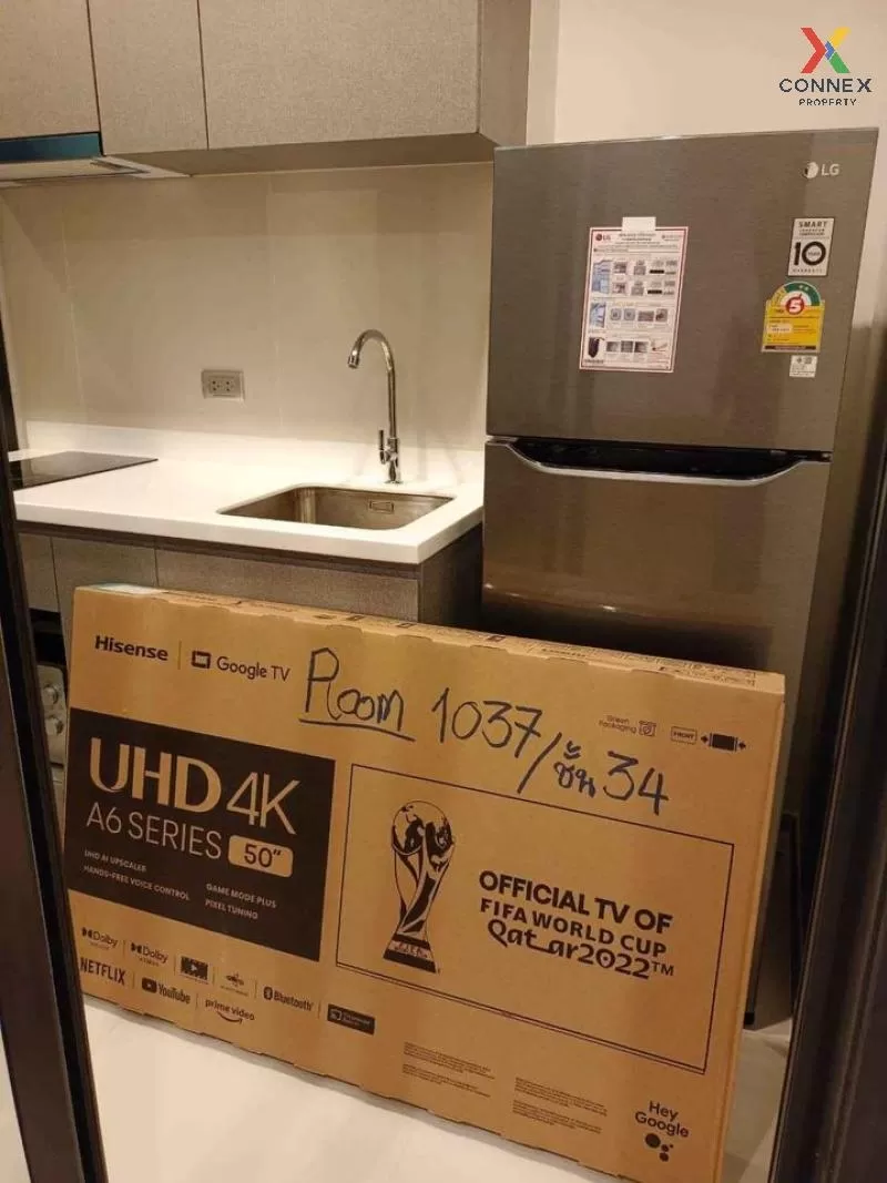 FOR RENT condo , Life Asoke Hype Rama 9 , high floor , MRT-Phra R
