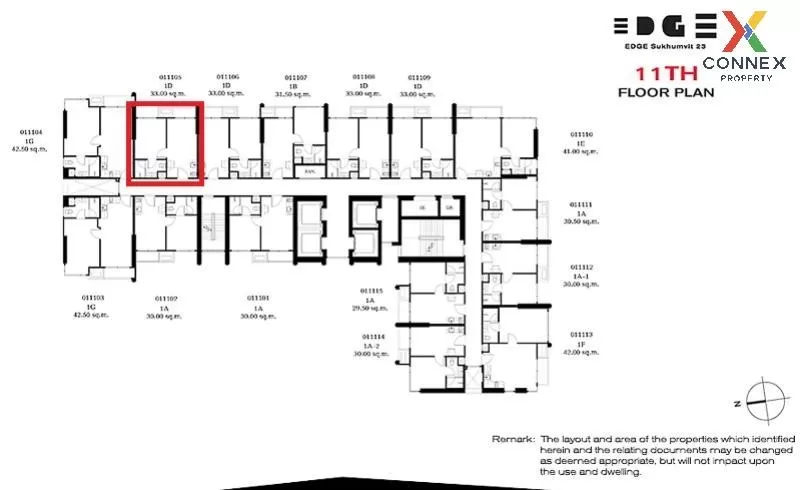 FOR RENT condo , EDGE Sukhumvit 23 , BTS-Asok , Khlong Toei Nuea 