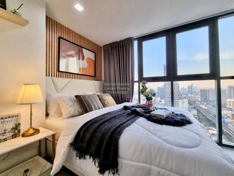 FOR SALE condo , Ideo Mobi Sukhumvit , Duplex , nice view , high 