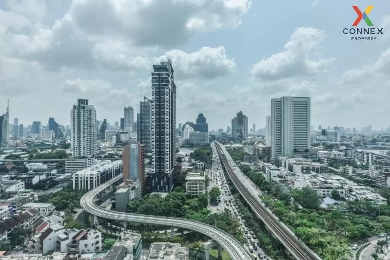 FOR RENT condo , Villa Sathorn , high floor , BTS-Krung Thon Buri