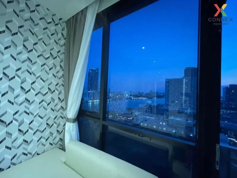 FOR RENT condo , Chapter Charoennakhorn-Riverside , BTS-Krung Tho 2