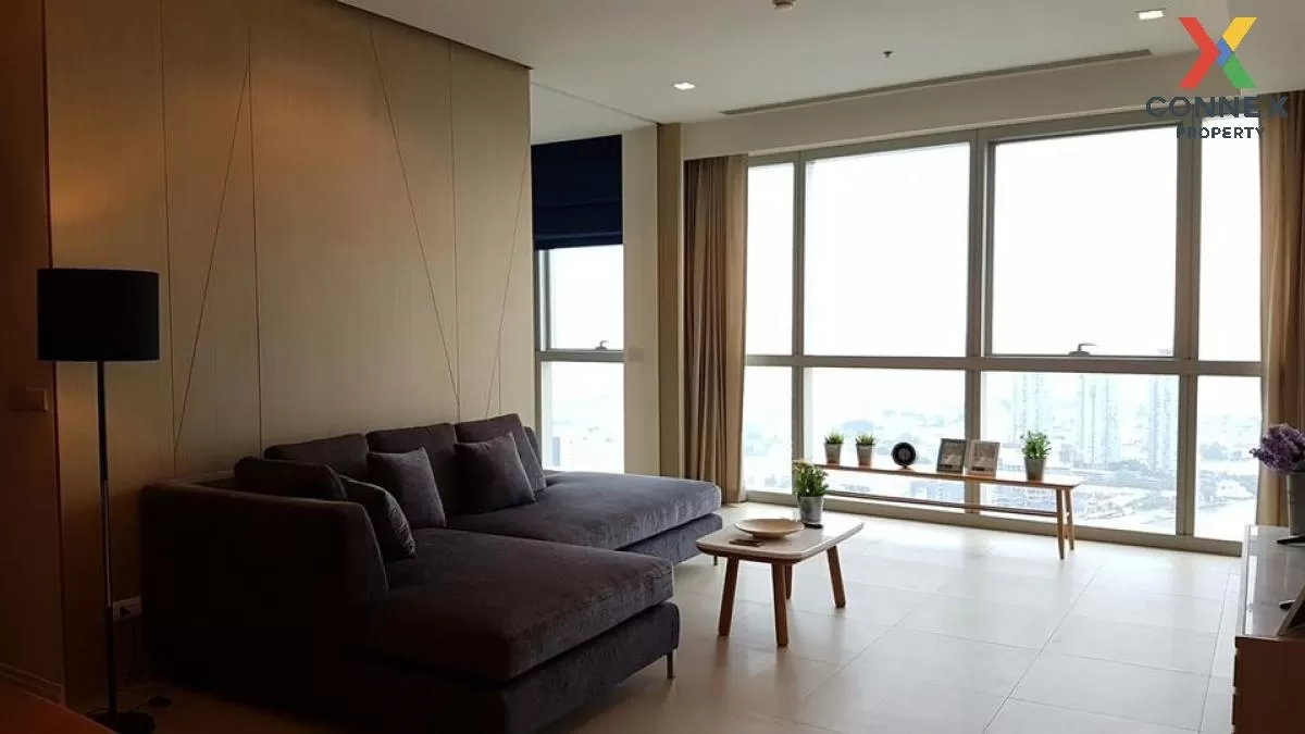 For Rent Condo , The River , high floor , river view , BTS-Saphan 1