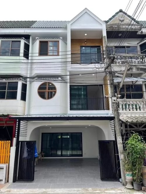 ขายทาวน์เฮ้าส์/ทาวน์โฮม  หมู่บ้าน จริงใจ MRT-แยกนนทบุรี 1 ตลาดขวัญ เมืองนนทบุรี นนทบุรี CX-84614