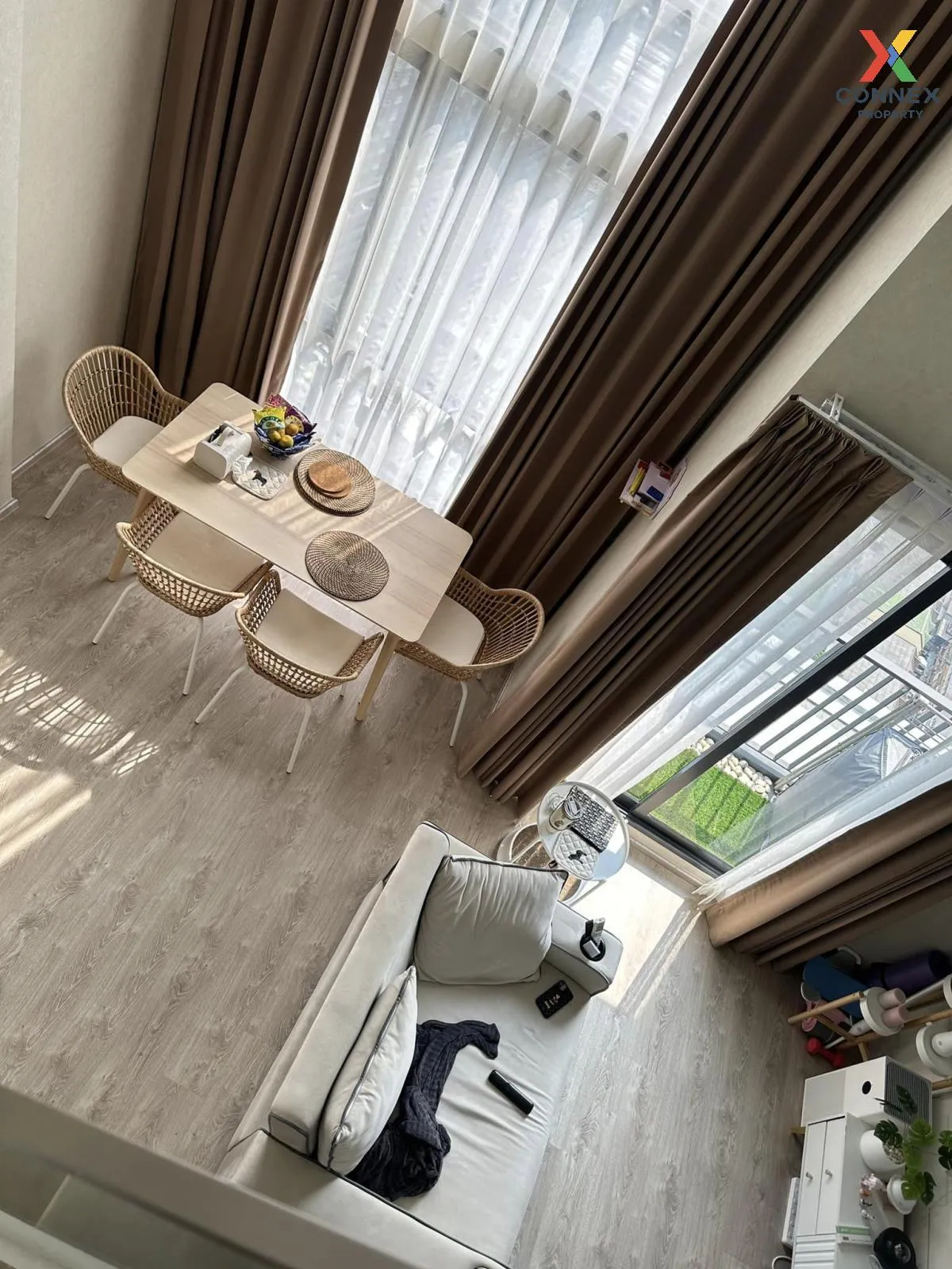 เช่าคอนโด  เดอะ ทรี พัฒนาการ - เอกมัย ดูเพล็กซ์ ARL-รามคำแหง สวนห 1