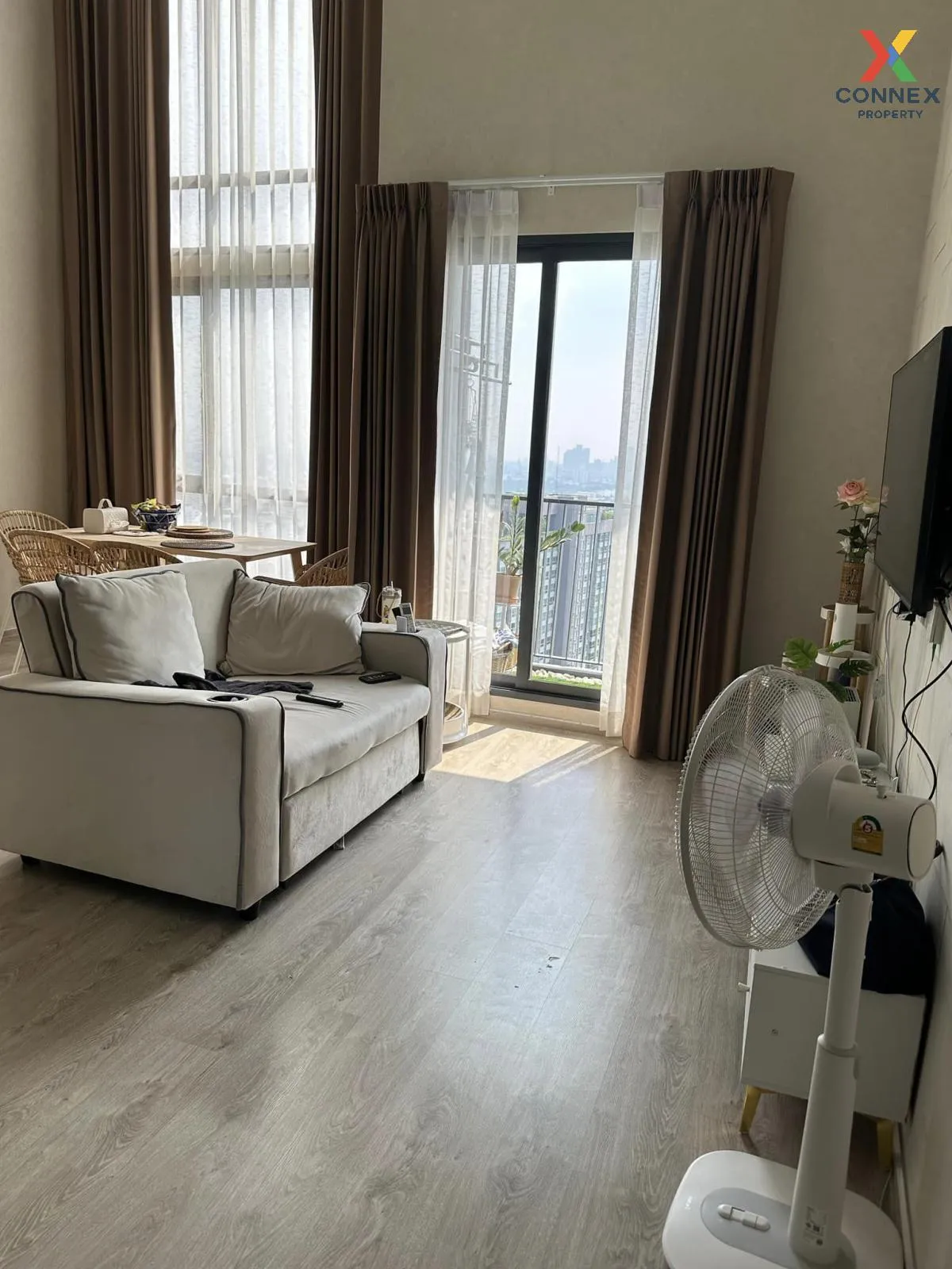 เช่าคอนโด  เดอะ ทรี พัฒนาการ - เอกมัย ดูเพล็กซ์ ARL-รามคำแหง สวนห 2