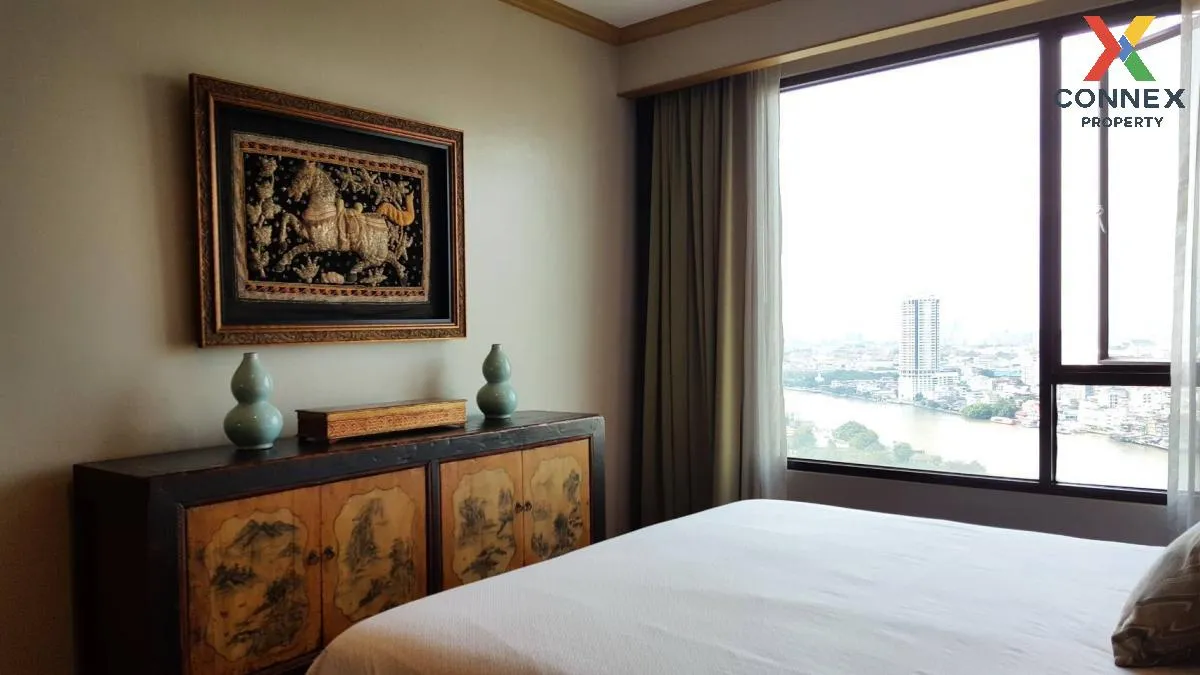 For Rent Condo , Baan Chao Praya , river view , BTS-Khlong San , 