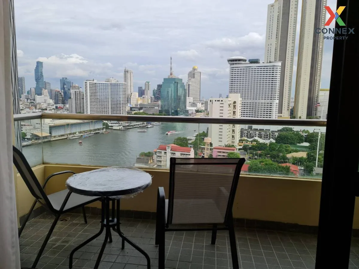 For Rent Condo , Baan Chao Praya , river view , BTS-Khlong San , 
