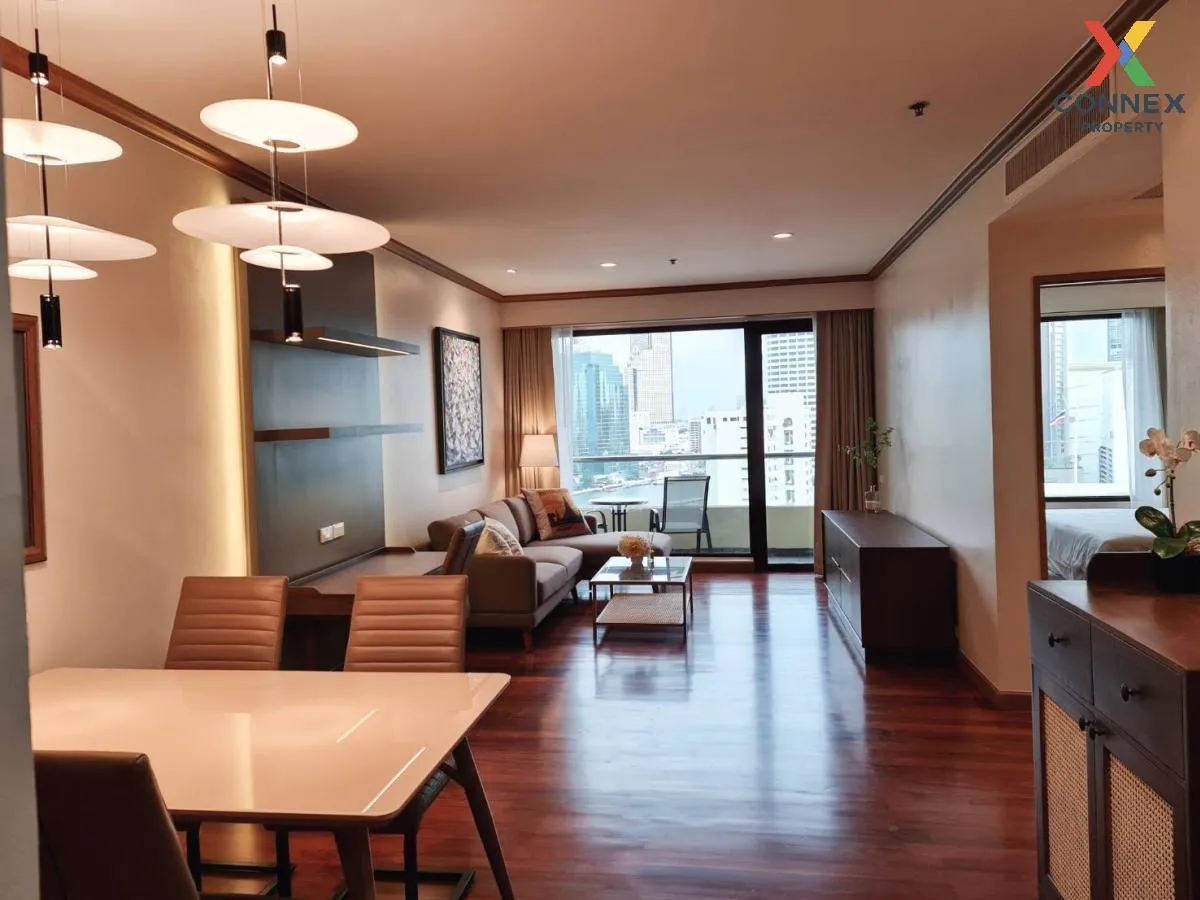 For Rent Condo , Baan Chao Praya , river view , BTS-Khlong San ,  2