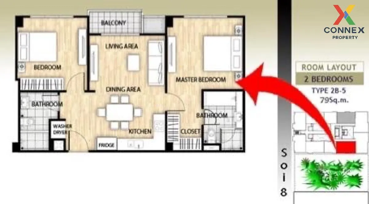 ขายคอนโด  สิริ ออน 8 BTS-อโศก คลองเตย เขต คลองเตย กรุงเทพ CX-9331