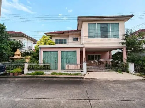 For Sale House , Baan Varapirom Lumlukka-Klong 3 , wide frontage , Lat Sawai , Lam Luk Ka , Pathum Thani , CX-99513