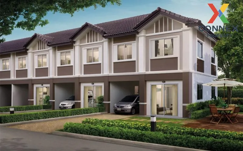 Townhouse for sale, corner room, Pruksa village 63/1, next to Tiw