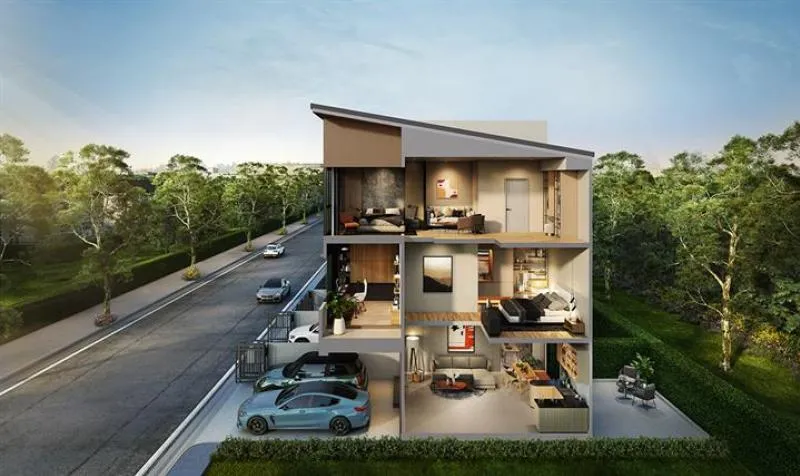 For Sale Townhouse/Townhome  , Baan Klang Muang Vibhavadi - Chaen