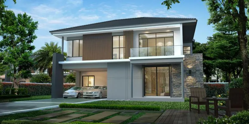 ขายบ้าน  วิสดอม กรีนทาวน์ 2 ห้องมุม หนองแขม เขต หนองแขม กรุงเทพ C