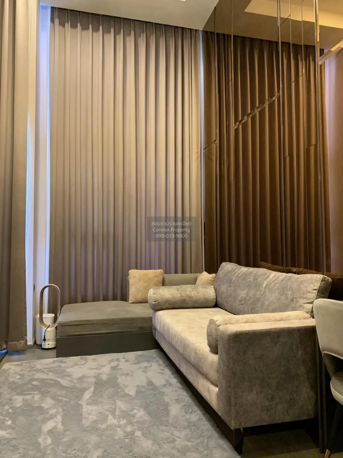 เช่าคอนโด  พาร์ค ออริจิ้น จุฬา - สามย่าน ดูเพล็กซ์ MRT-สามย่าน มห 1