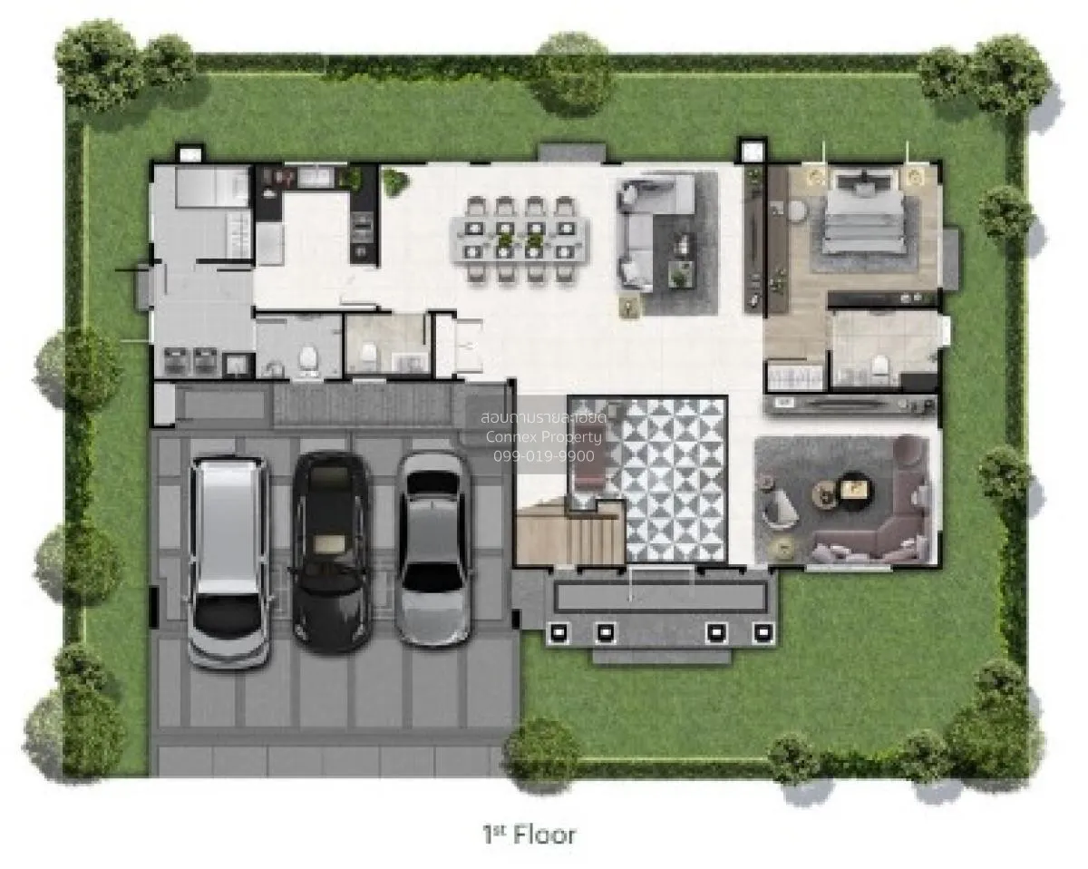 For Sale House , Setthasiri Ngamwongwan , MRT-Khae Rai , Tha Sai  2