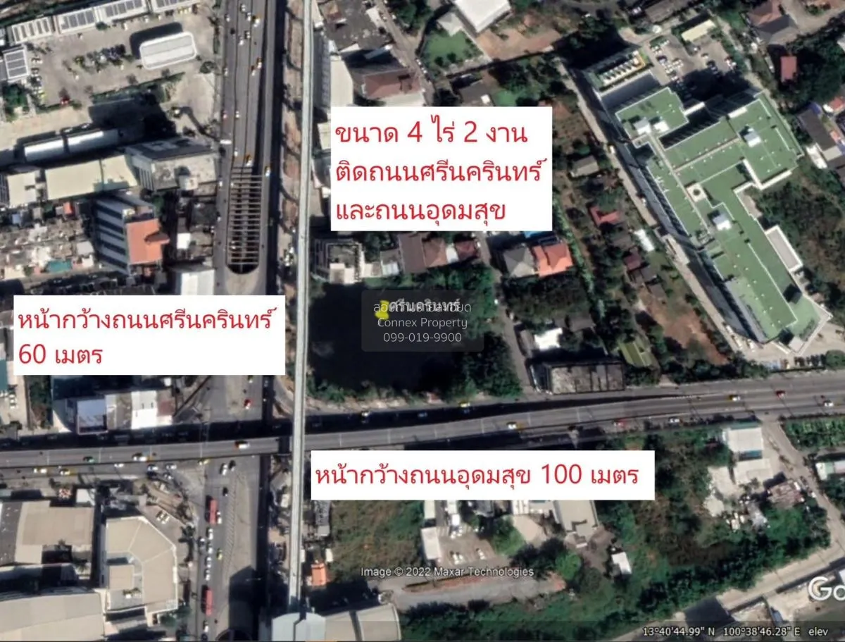 For Sale 4.5 Rai Prime Land for Sale Adjacent to MRT Si Udom Stat