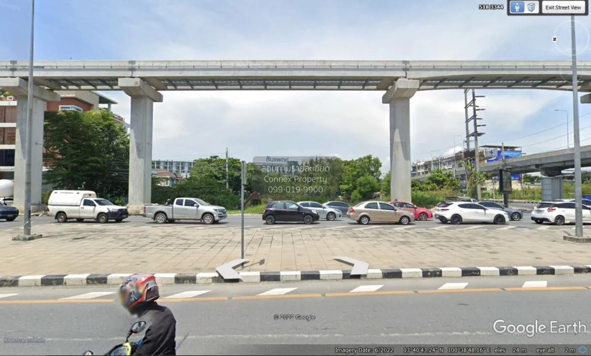 For Sale 4.5 Rai Prime Land for Sale Adjacent to MRT Si Udom Stat