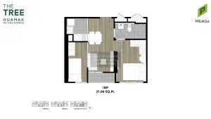 ขายคอนโด  เดอะ ทรี หัวหมาก อินเตอร์เชนจ์ หัวหมาก เขต บางกะปิ กรุงเทพ CX-135804