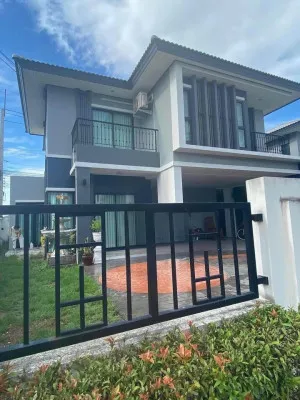 For Sale House , BaanFah Greennery TIWA Pinklao-Sai 5 , corner unit , wide frontage , Bang Krathuek , Sam Phran , Nakhon Pathom , CX-142751