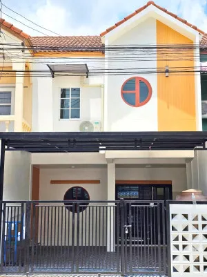 For Sale Townhouse/Townhome  , Baan Thara Rin  Khlong 2 , wide frontage , newly renovated , Khu Khot , Lam Luk Ka , Pathum Thani , CX-146196