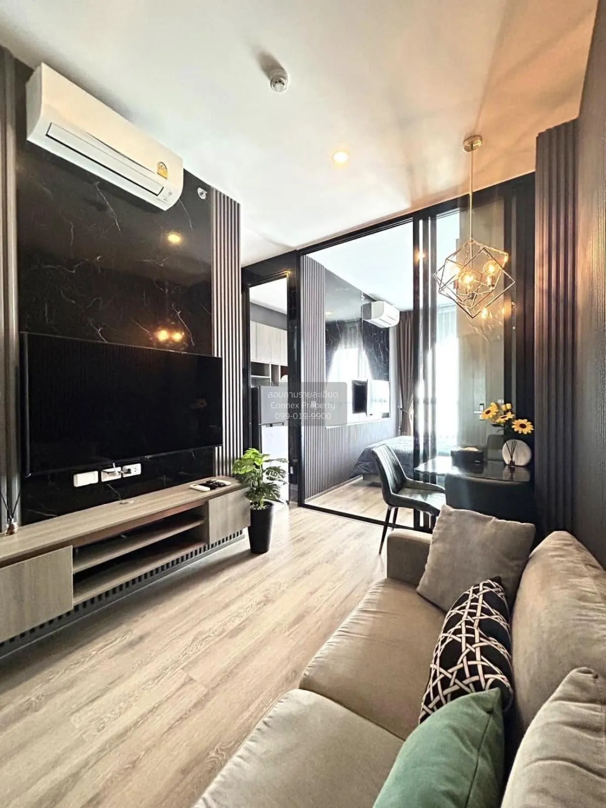 FOR RENT condo , Knightsbridge Prime Onnut , high floor , BTS-On  2