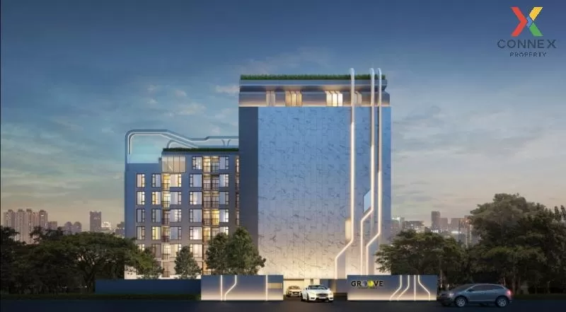 FOR RENT condo , Groove Ratchada-Rama 9 , MRT-Phra Ram 9 , Din Da