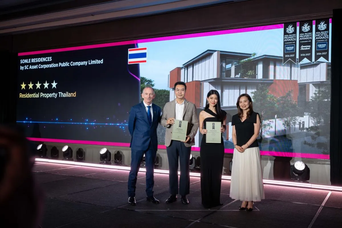 SC คว้า 2 รางวัล IPAX Asia Pacific Property Awards 2026
