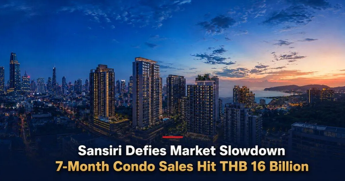 Sansiri condo sales, Thailand condo market 2026, Phuket condo, Ba