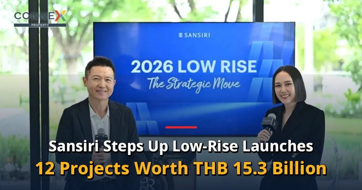 Sansiri low-rise projects, Sansiri 2026 plan, Thailand housing ma