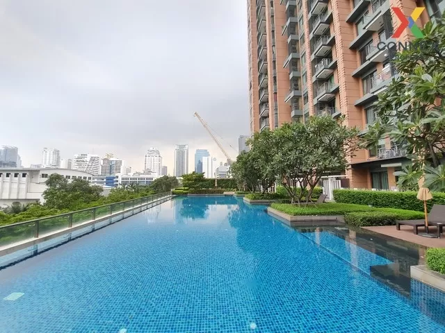 FOR RENT condo , Villa Asoke , high floor , MRT-Phetchaburi , Mak