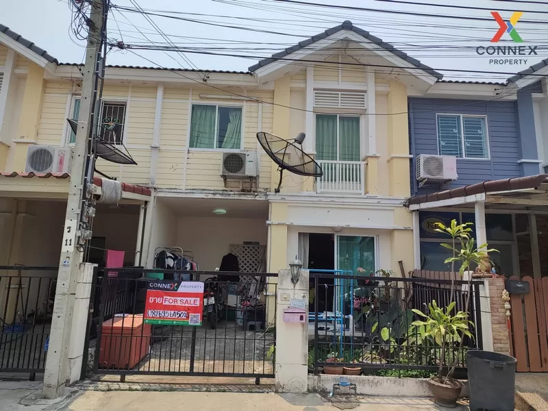 FOR SALE townhome , Pruksa Ville 53/1 Sakae Ngam , wide frontage  1