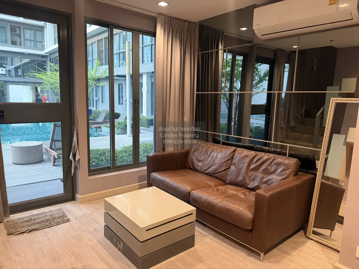 FOR RENT condo Ideo Mobi Rama 9 , Duplex , nice view , MRT-Phra R 2