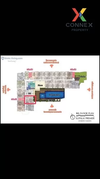 เช่า คอนโด วิวสวย Supalai Premier Charoen Nakhon BTS-เจริญนคร (ไอ