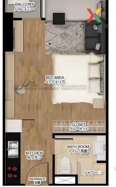 FOR RENT condo , Le Luk Condo , Duplex , high floor , BTS-Phra Kh