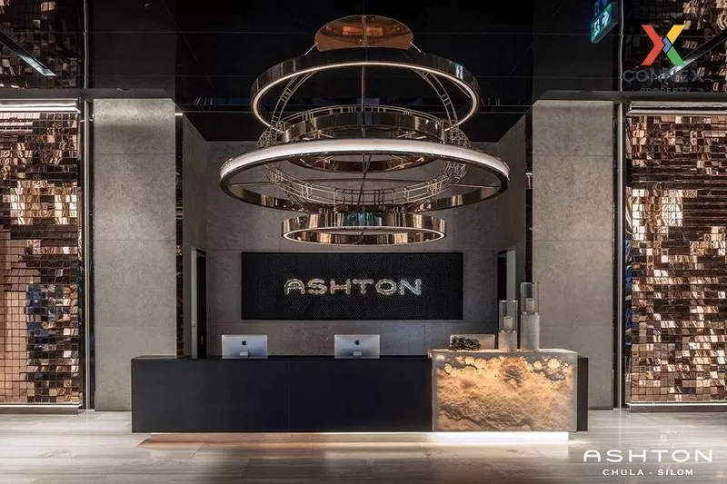 FOR RENT condo , Ashton Chula-Silom , Duplex , high floor , MRT-S 4